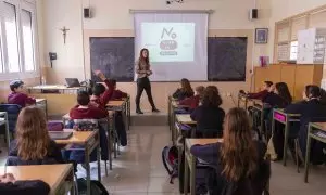 Clase contra el acoso escolar