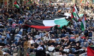 Imagen de archivo de una manifestación a favor de Palestina.