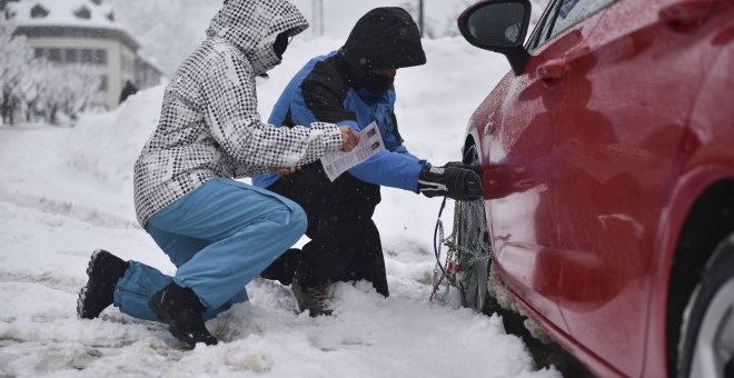 La borrasca 'Bella' sigue dejando nieve, viento y precipitaciones: consulta el tiempo de tu comunidad