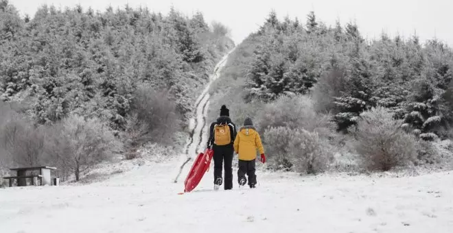 Llega la borrasca Fien: un frente frío traerá viento, lluvia y nieve esta semana