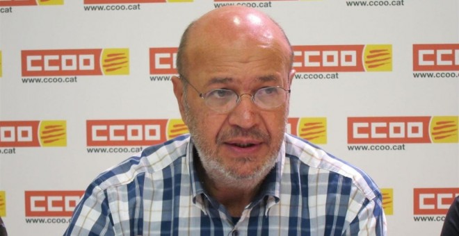 El líder de CCOO de Catalunya, Joan Carles Gallego. EUROPA PRESS