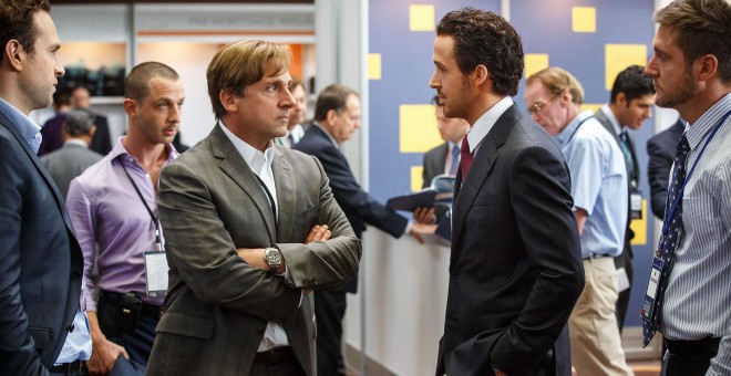 Steven Carell y Ryan Gosling, en 'La gran apuesta'