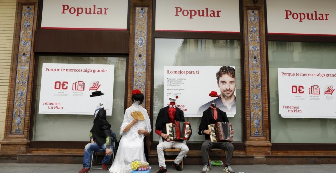 Oficina del Banco Popular en Sevilla. REUTERS