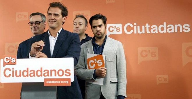 José Manuel Villegas, Juan Carlos Girauta, Fernando de Páramo y Albert Rivera / EFE