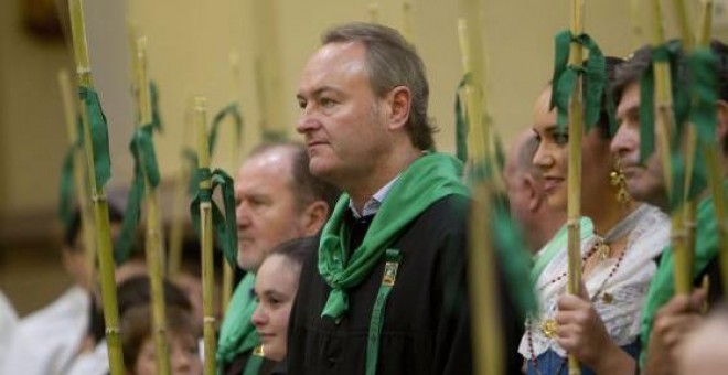 lberto Fabra, en la Romeria de les Canyes de Castellón. EFE