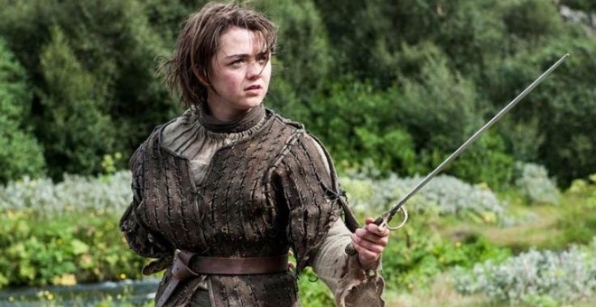 Maisie Williams, la actriz que encarna a Arya Stark en 'Juego de Tronos'.