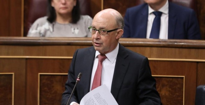 Cristóbal Montoro en el Congreso, en una imagen de archivo. EUROPA PRESS