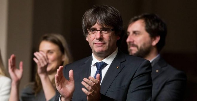 Carles Puigdemont en Bruselas. EFE/Archivo