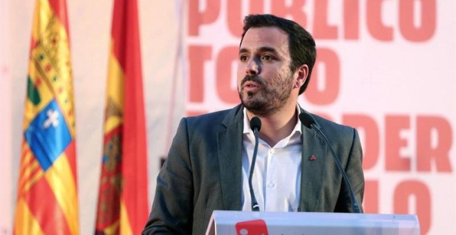 El coordinador federal de IU, Alberto Garzón / EFE