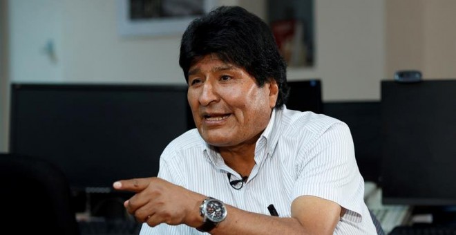 17/11/2019.- El expresidente de Bolivia Evo Morales este domingo 17 de noviembre de 2019 durante una entrevista con Efe en Ciudad de México (México). Morales tiene 'mucho miedo' a que estalle en Bolivia una guerra civil por lo que hizo un llamamiento este