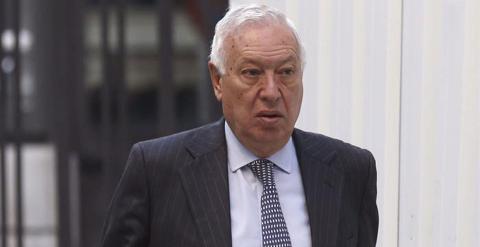 El ministro de Asuntos Exteriores, José Manuel García-Margallo, a su llegada al Congreso. /EFE