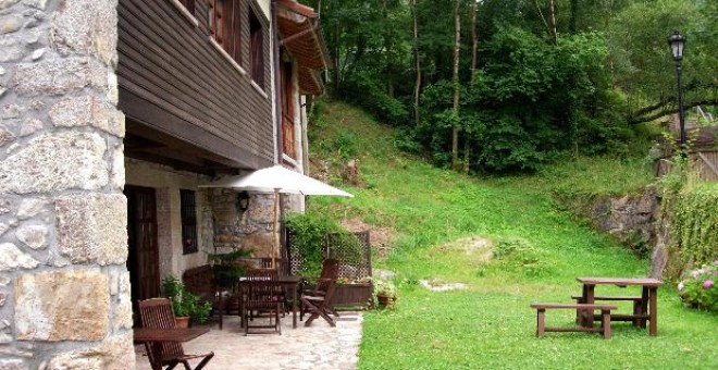 Casa rural en la localidad asturiana de Cangas de Onís.