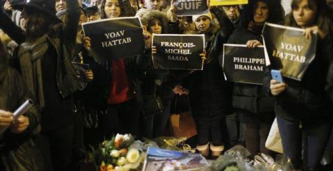 homenaje victimas supermercado París