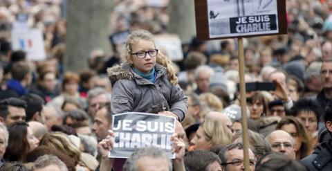 Manifestación en Toulouse contra los atentados de París