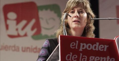 La portavoz de Izquierda Unida en el Parlamento Europeo, Marina Albiol . /EFE