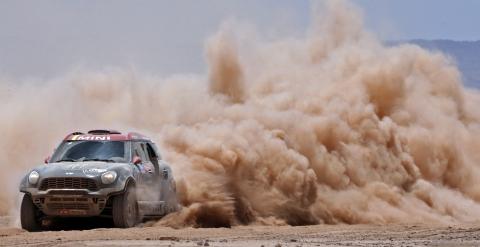 Nani Roma, durante la etapa del Dakar de este martes. REUTERS/Jean-Paul Pelissier