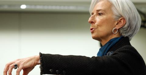 La directora gerente del FMI, Christine Lagarde. REUTERS