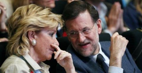 Esperanza Aguirre y Mariano Rajoy en una foto de archivo. EFE