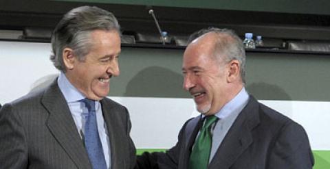 Miguel Blesa junto a Rodrigo Rato. EFE