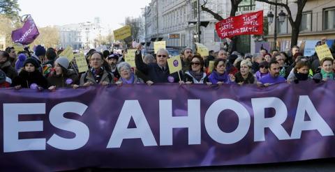 Iglesias Marcha del Cambio. EFE