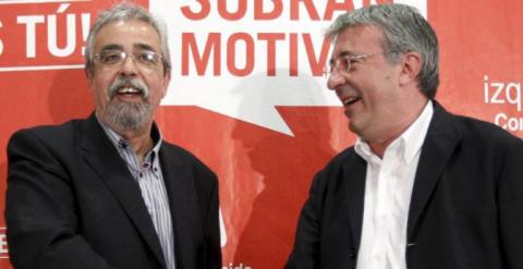 Los portavoces de la Comunidad y el Ayuntamiento de Madrid, Ángel Pérez y Gregorio Gordo. / EFE