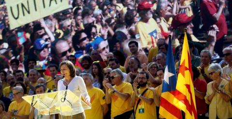 La presidenta de la ANC, Carme Forcadell./ EFE