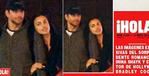 La fotografía de Irina Shayk y Bradley Cooper captada por 'Hola'.