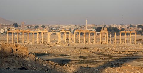 Fotografía de archivo de la antigua ciudad de Palmira en Siria, una de las joyas arqueológicas de Oriente Medio. EFE/Youssef Badawi