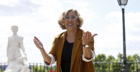 Carmena, este lunes en Madrid. EFE/Juan Carlos Hidalgo