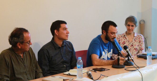 Forcades, durante el acto de Procés Constituent.