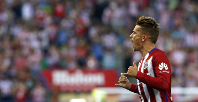 El delantero francés del Atlético de Madrid Antoine Griezmann. Efe/Kiko Huesca