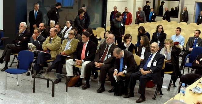 Cano Cuevas de Afinsa durante su declaración ante la Audiencia Nacional