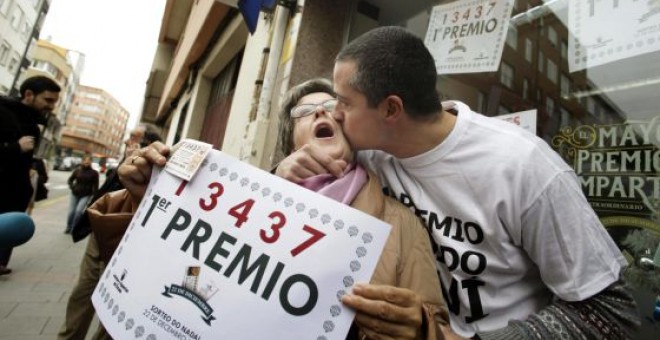 El dueño de la administración de A Coruña donde tocó el Gordo de 2014. EFE