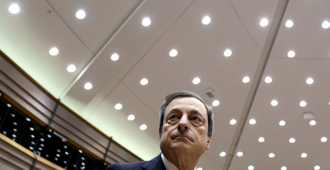 El presidente del BCE, Mario Draghi, en el Parlamento Europeo. REUTERS/Francois Lenoir