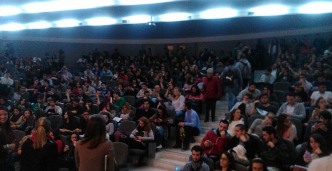 Aula Magna de la Universidad de Málaga./ J. V.