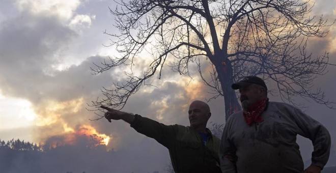 Incendios norte de España en diciembre