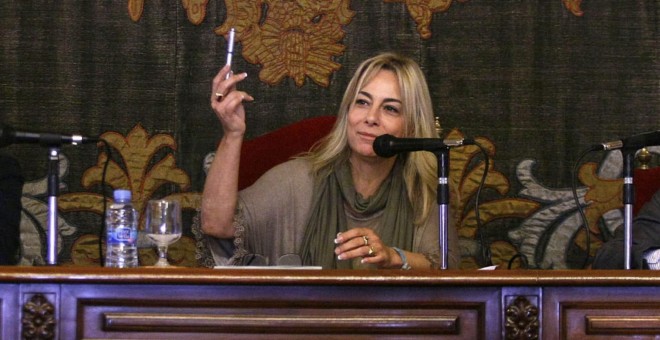 La exalcaldesa de Alicante, Sonia Castedo, en un pleno de la corporación. EFE