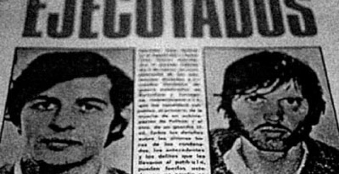 Salvador Puig Antich y Heinz Ches fueron ejecutados el 2 de marzo de 1974