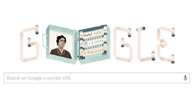 Doodle de Google sobre Ángela Ruiz Robles