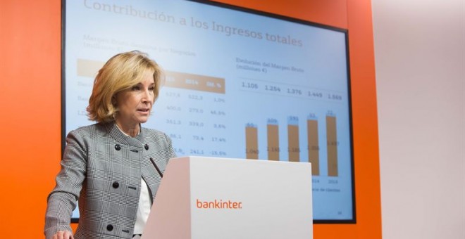 La consejera delegada de Bankinter, María Dolores Dancausa. E.P.