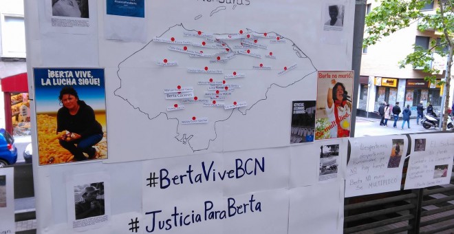 Imagen del evento de este sábado en apoyo a Zúñiga Cáceres. L. SAFONT