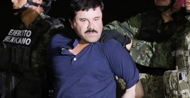 Fotografía de archivo del 8 de enero de 2016 del narcotraficante Joaquín 'el Chapo' Guzmán. - EFE