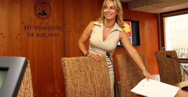 Sonia Castedo durante su etapa de alcaldesa de Alicante.- EFE