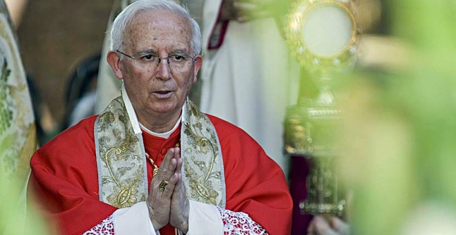 El Cardenal Arzobispo de Valencia, Antonio Cañizares. EFE