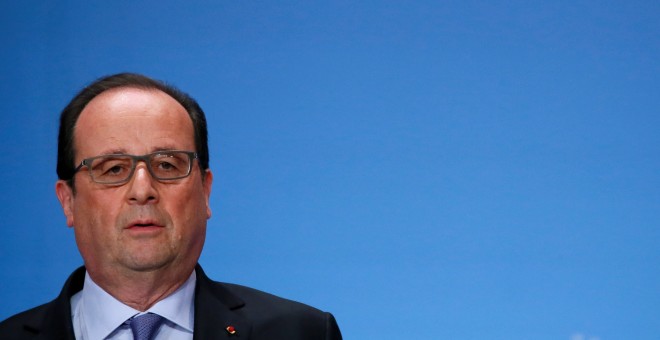 El presidente francés Francois Hollande, en un seminario en el Palacio del Eliseo, en París. REUTERS/Gonzalo Fuentes