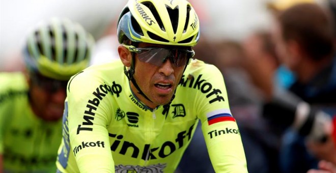 Contador sufre una segunda caída en el segundo día