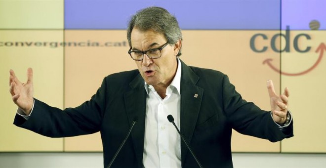 El expresidente de la Generalitat Artur Mas, este miércoles en Barcelona./ EFE