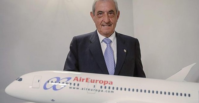 El presidente del grupo Globalia, al que pertenece Air Europa, Juan José Hidalgo - EFE