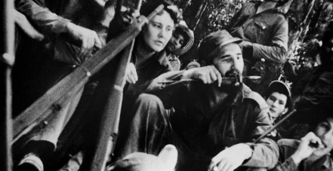 Fidel Castro con sus compañeros de guerrilla en una imagen de abril de 1959. AFP