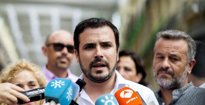 El coordinador general de Izquierda Unida, Alberto Garzón.-EFE